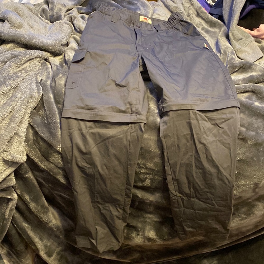 All season pants that turn into shorts